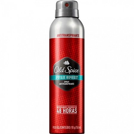 Desodorante old spice aerosol pure sport 107g