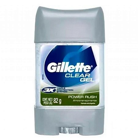 Desodorante stick gillette clear power rush 82g