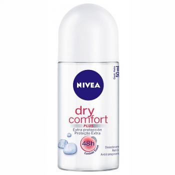 Desodorante roll-on nivea dry comfort feminino 50ml