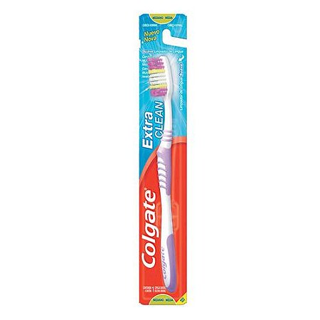 Escova dental colgate extra clean media