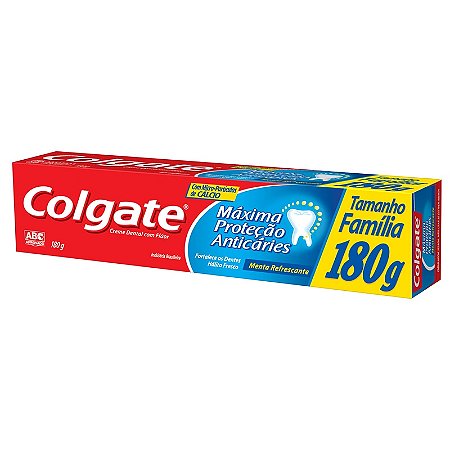Colgate maxima protecao creme dental 180g