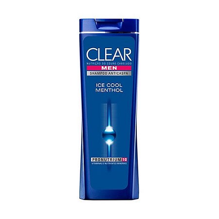 Shampoo anticaspa clear men ice cool menthol 400ml