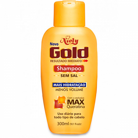 Shampoo niely gold queratina reparacao 300ml
