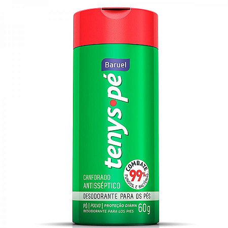 Talco tenys pe baruel canforado 60g