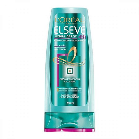 Condicionador elseve hydra detox 48h antioleosidade 200ml