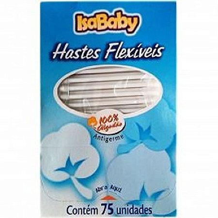 Cotonetes isababy 75 unidades