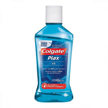 Enxaguante bucal colgate plax ice 60ml