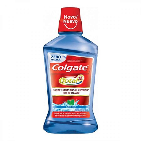 Solucao bucal colgate total 12 clean mint 500ml