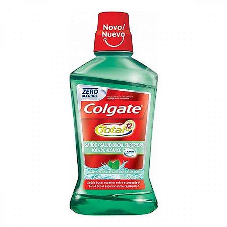 Solucao bucal colgate total 12 breath health 500ml