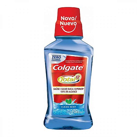 Solucao bucal colgate total 12 clean mint 250ml