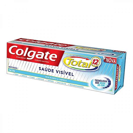 Creme dental colgate total 12 saude visivel 70g
