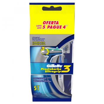 Aparelho de barbear gillette ultragrip 3 leve e pague 4