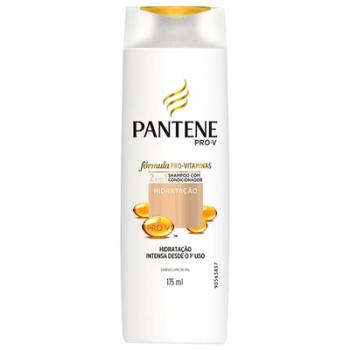 Shampoo 2 em 1 pantene hidratacao 175ml