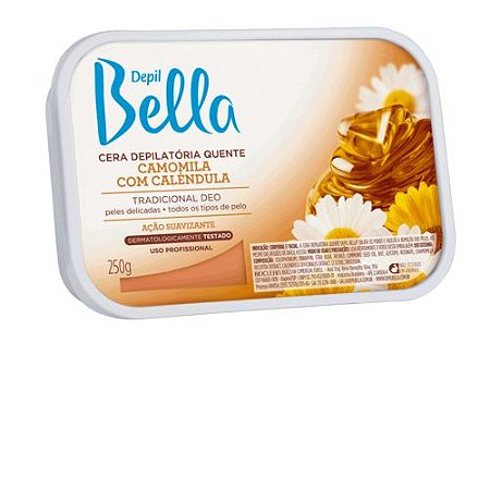 Depil bella camomila cera depilatoria quente 250g