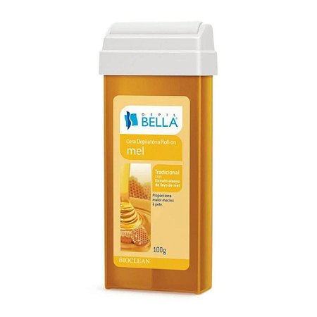 Cera depil bella roll on amarela mel 100ml