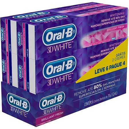 Cr dtl oral b 3d white 70g pct