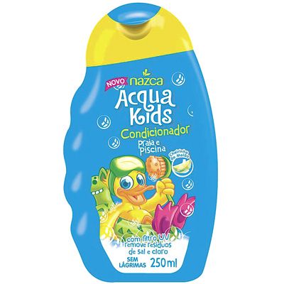 Condicionador nazca acqua kids praia e piscina 250ml