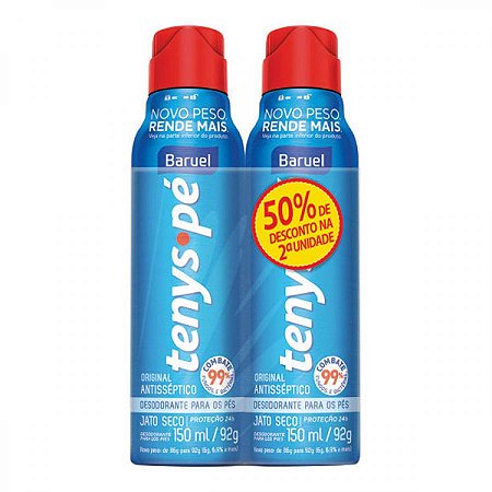 Tenys pe original jato seco baruel 2 unidades 86g