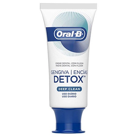 Creme dental oral b gengiva detox deep clean 102g