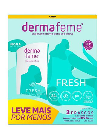 DERMAFEME SAB.LIQUIDO KIT 200ML FRESH
