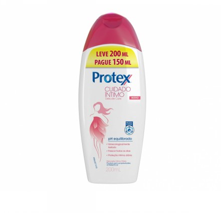Sabonete liquido intimo protex delicate care leve 200ml pague 150ml