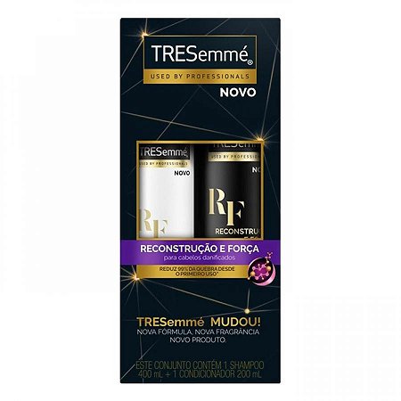 Shampoo + condicionador tresemme reconstrucao e forca 400ml