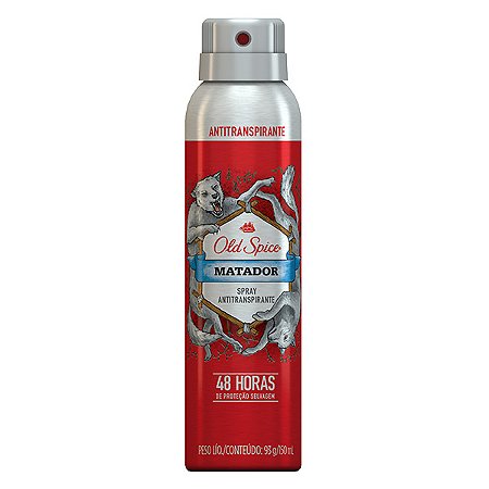 Desodorante spray antitranspirante old spice matador 93g