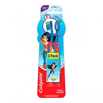 Escova dental colgate smiles batman & mulher maravilha