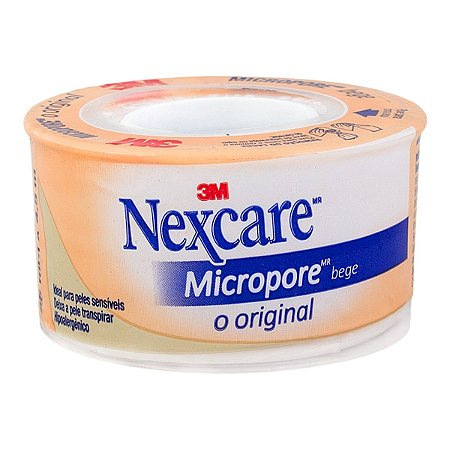 Esparadrapo micropore 3m bege 25x4,5m  metros