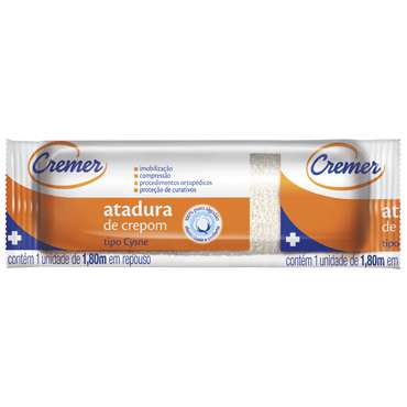 Atadura crepom cremer 12cm x 1,8m