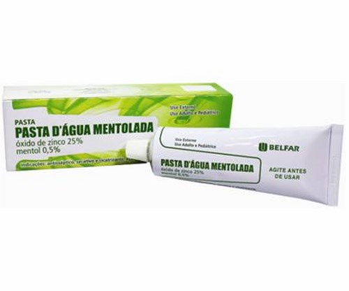 Pasta d'agua mentolada  belfar