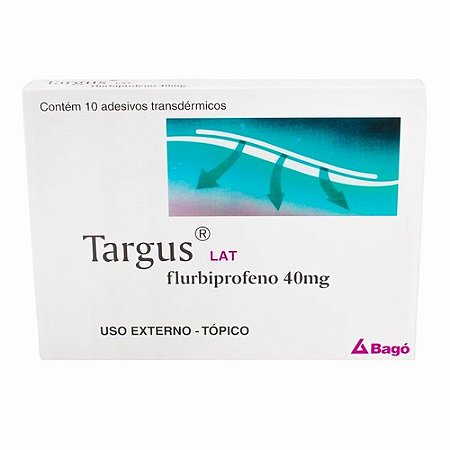 Targus transdermico 40mg com 10 adesivos
