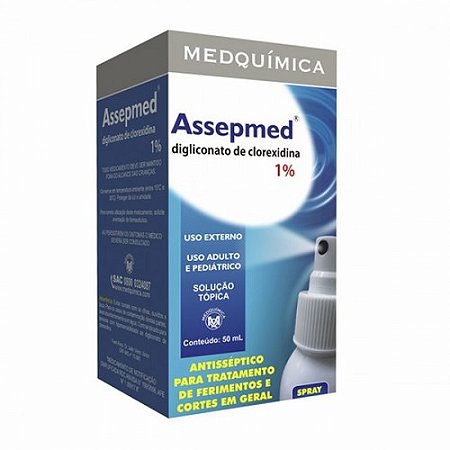 Assepmed 1% solucao topica spray 50ml