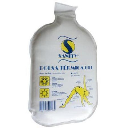 Bolsa termica agua fria e quente gel sanity 600ml