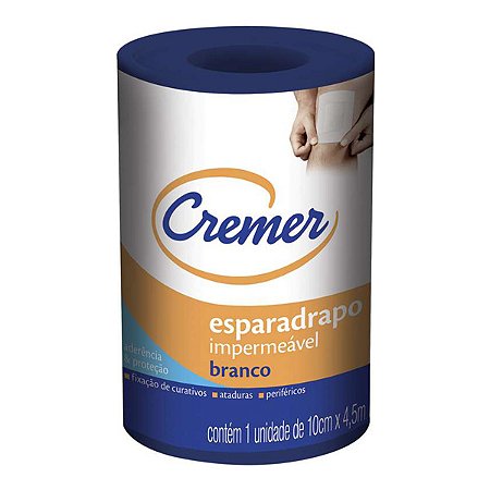 Cremer esparadrapo impermeavel 10cm x 4,5m