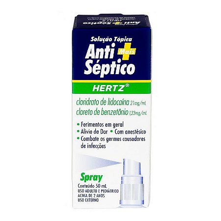 Anti-septico hertz spray 50ml