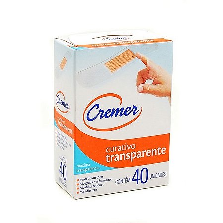 Curativo cremer care transparente 40 unidades