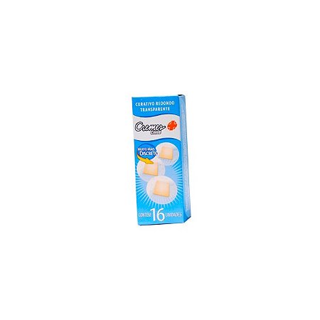 Curativo cremer transparente redondo 16 unidades