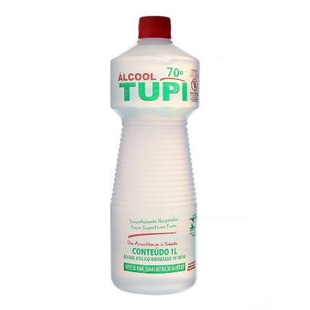 Alcool 70o tupi 1 litro