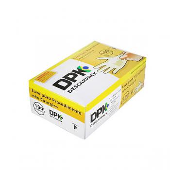 Luva latex descarpack talco p 100 unidades
