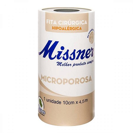 Esparadrapo micropore bege missner 10cmx4.5m