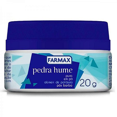 Pedra hume em po farmax 20g