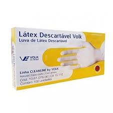 Luva descartavel volk p 100 unidades