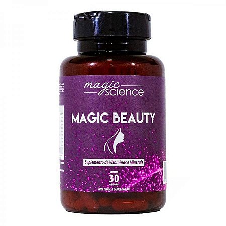 Magic beauty suplemento de vitaminas e minerais 30 capsulas
