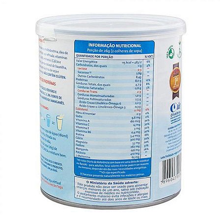 Soymilke omega 250g sem acucar e sem lactose