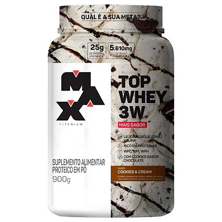 Top Whey 3w Mais Sabor 900g Cookies