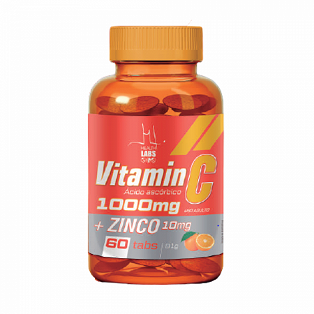 Vitamina c 1g+zinco 10mg com 60 tabs