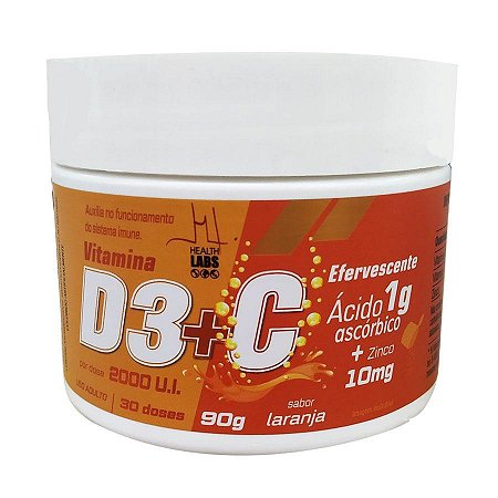Vitamina d3+c+zinco com 30 doses