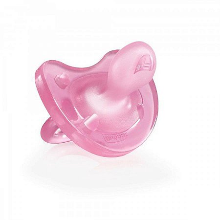 Chupeta chicco physio soft 0-6 meses rosa t1