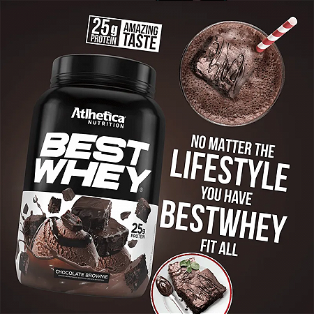 Best whey chocolate brownie 900g